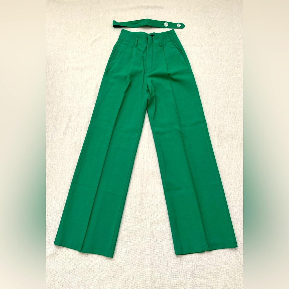 Zara Green Palazzo Pants